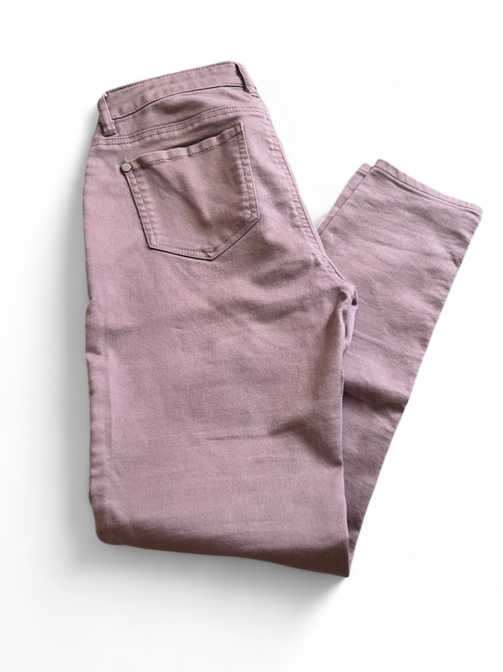 Tinseltown Women's Stretch Slim Jeans in Dusty Mauve